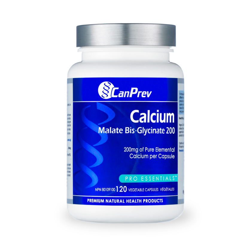 CanPrev Calcium Malate Bis-Glycinate 120 capsules