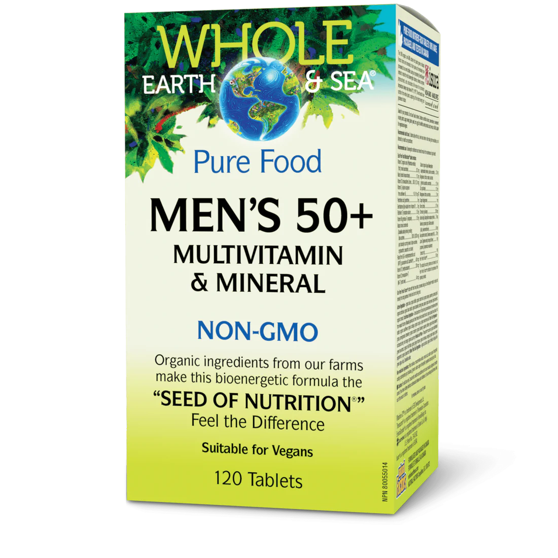 Whole Earth & Sea Men's 50+ Multi 120 Tablets