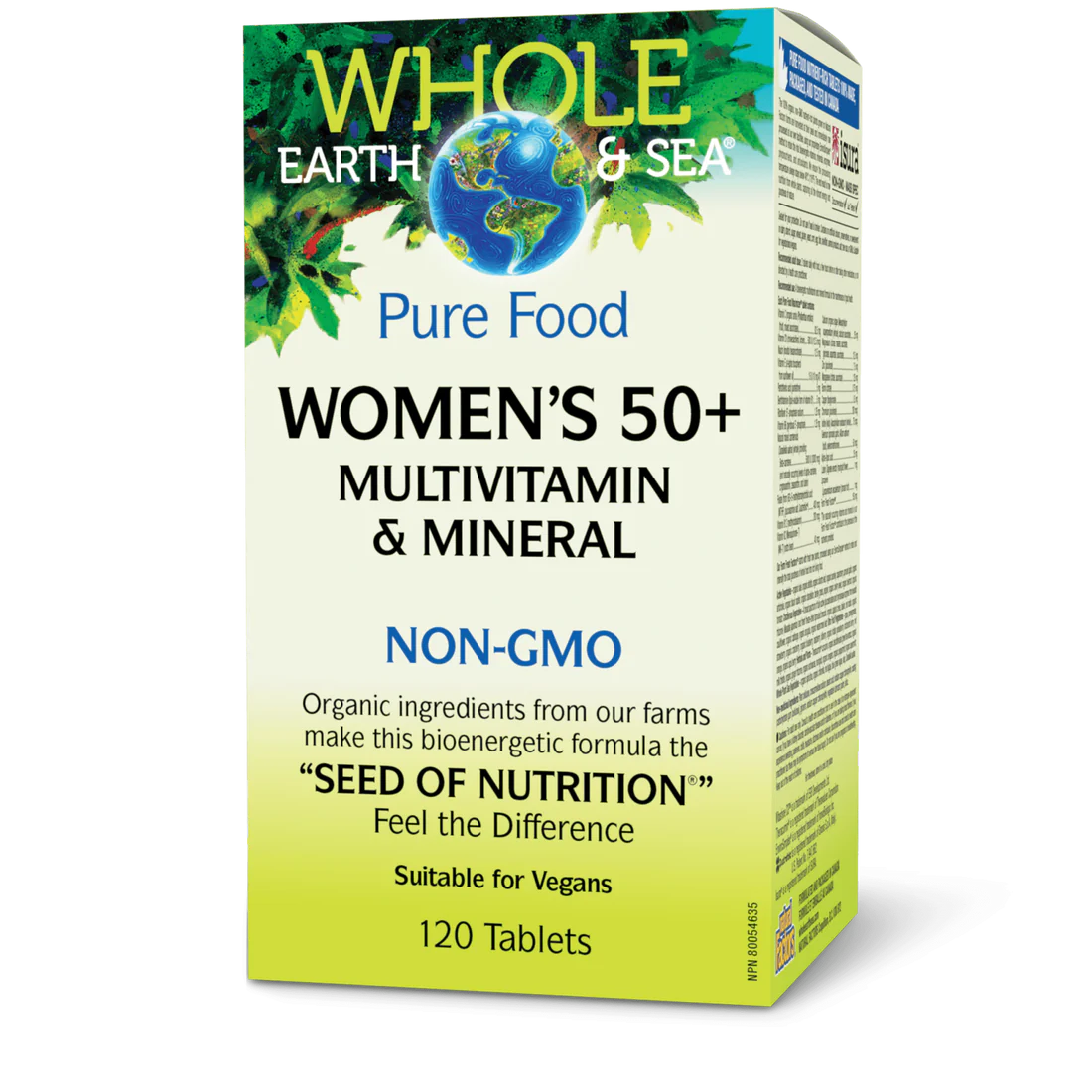 Whole Earth & Sea Women's 50+ Multi 120 Tablets