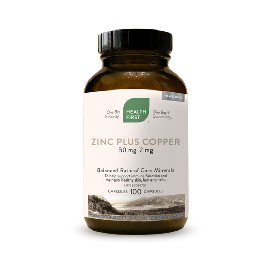 Health First Zinc plus Copper 100 Capsules