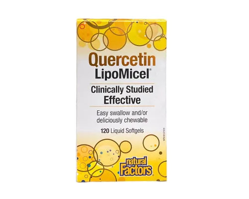Natural Factors Quercetin LipoMicel 120 Softgels
