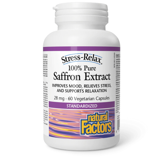 Natural Factors Saffron Extract 28mg 60 Capsules
