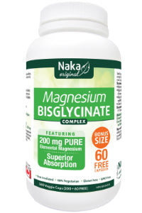 Naka Magnesium Bisglycinate 200mg 260 capsules