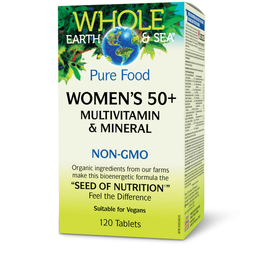 Whole Earth & Sea Women's 50+ Multi 120 Tablets