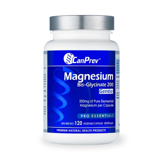 CanPrev Magnesium Bis-Glycinate 200mg Gentle 120 capsules