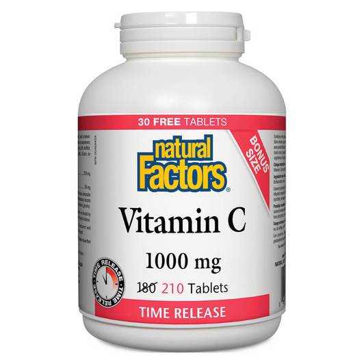 Natural Factors Vitamin C 1000mg Timed Release 210 Tablets
